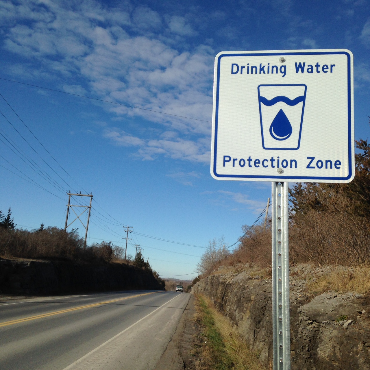 The first of Ontario's new Drinking Water Protection Zone road signs was installed in the Town of Greater Napanee