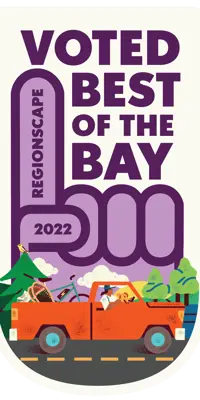 2022 Best of the Bay award graphic.