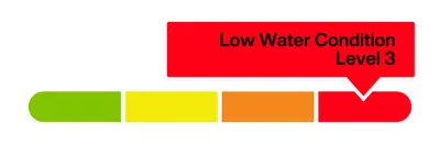 Red Low Water Icon